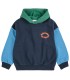 Tic Tac Toe Color Block Hoodie