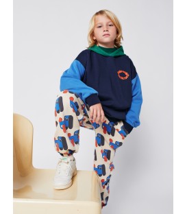 Tic Tac Toe Color Block Hoodie