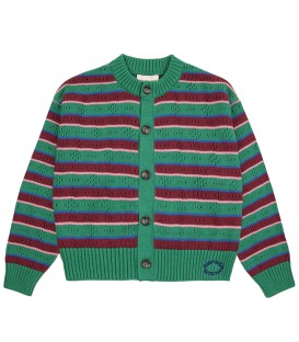 Cardigan às riscas Tic Tac Toe 