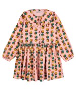 Vestido de bombazine Dices AOP