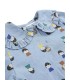 Game Paws AOP Light Denim Baby Blouse