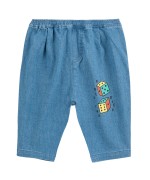 Roll The Dice Light Denim Baby Pants