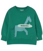 Camisola Horse Graphic verde esmeralda