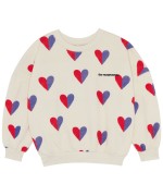 Bicolor Hearts Sweatshirt