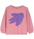 Textured Bird T-shirt Rose