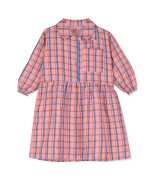 Checks Woven Dress Rose