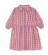 Checks Woven Dress Rose