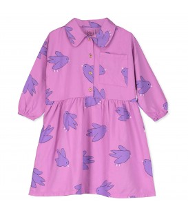 Vestido fucsia Birds