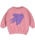 Baby Sweatshirt Flowing Bird Rose