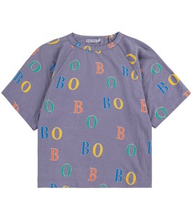 T-shirt m/curta raglan Multicolor Bobo AOP