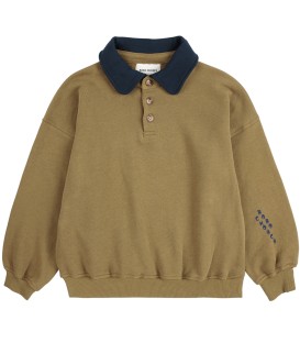 Bobo Choses Polo Sweatshirt Khaki