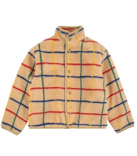Color Stripes Sheepskin Jacket