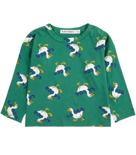 T-shirt de Bebé m/comprida La Oca AOP