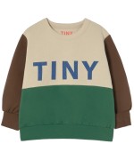 Color Block Sweatshirt Dark Vanilla