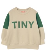 Tiny Color Block Sweatshirt Dark Vanilla