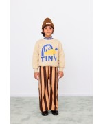 Retro Stripes Pants Dark Brown