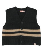 Stripes Vest Dark Green