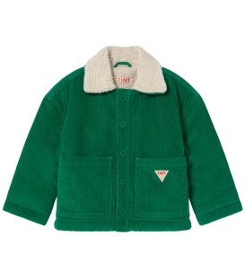 Casaco Tiny bombazine verde