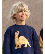Dino Application Sweatshirt Blue