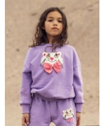 Cat w/Bowtie Chenille Sweatshirt 