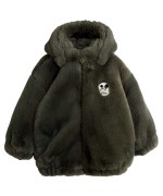 Ritzratz Patch Faux Fur Jacket