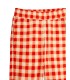Calças Gingham vermelhas