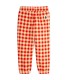 Calças Gingham vermelhas