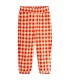 Calças Gingham vermelhas