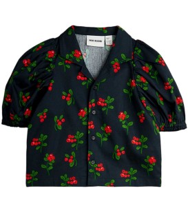 Lingonberries AOP Woven Blouse