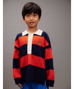 Camisola de malha estilo Rugby Clover