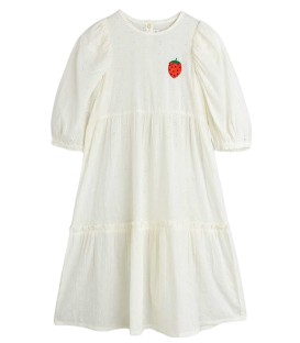 Strawberry emb Schiffli Woven Dress