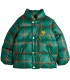 Plaid AOP Puffer Jacket