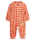 Gingham AOP Fleece Overall Baby