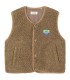 Hoktown Vest Melange Nutmeg