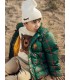 Plaid AOP Puffer Jacket