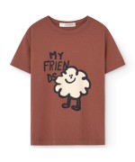 T-shirt Rooster castanha