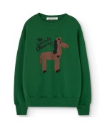 Camisola Bear verde escura