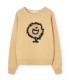 Shark Sweatshirt Soft Brown