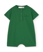 Goose Baby Jumpsuit Dark Green