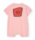 Goose Baby Jumpsuit Soft Pink