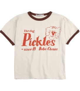 T-shirt Pickles The Dog beige