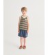 Top m/cava Bobo Choses às riscas