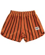 Striped Brick Terry Cloth Shorts