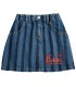 Pickles The Dog Striped Denim Skirt