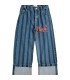 Pickles The Dog Striped Denim Pants