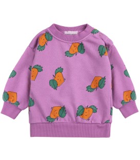 Tangerine All Over Baby Sweatshirt