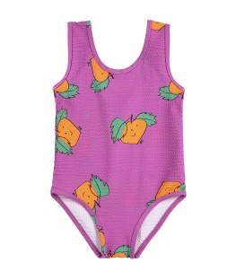 Tangerine All Over Baby Swimsuit