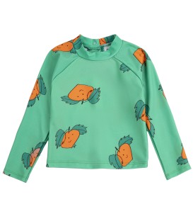 Tangerine All Over Baby Swim T-shirt