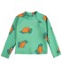 T-shirt de Bebé de banho Tangerine All Over