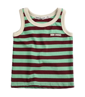Bobo Choses Striped Baby Tank Top